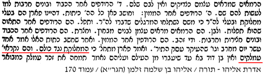 בעלי המחלוקת נקראים עמלקים - גרא באדרת אליהו דברים א א.png